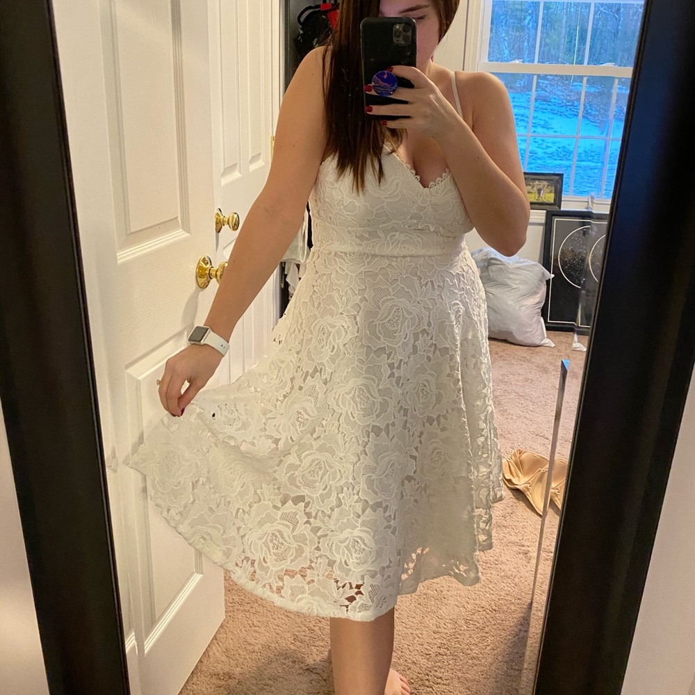 Lulus white dress